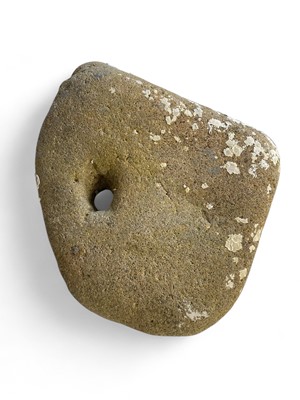 Lot 207 - An Historic stone fishing weight/anchor.