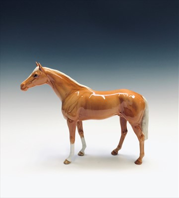 Lot 977 - A large Beswick model of a horse - palomino...