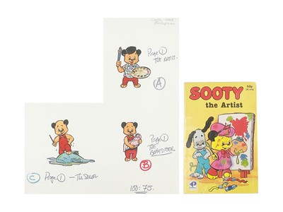 Lot 431 - (Sooty and Sweep) Original Book Artwork