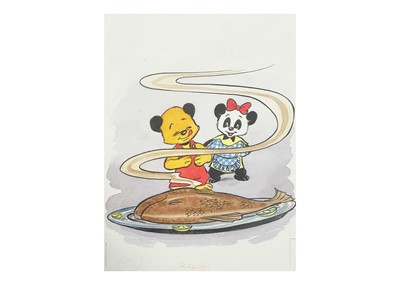 Lot 431 - (Sooty and Sweep) Original Book Artwork