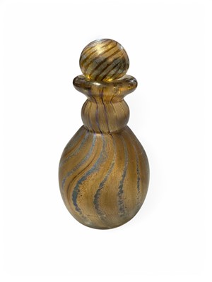 Lot 278 - Peter Layton and Norman Stuart Clarke, An art glass scent bottle and stopper.