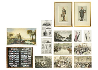 Lot 440 - Thirteen miscellaneous prints