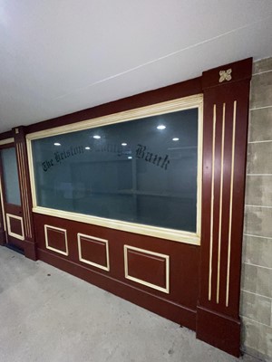 Lot 1368 - Helston Savings Bank Complete Shopfront.