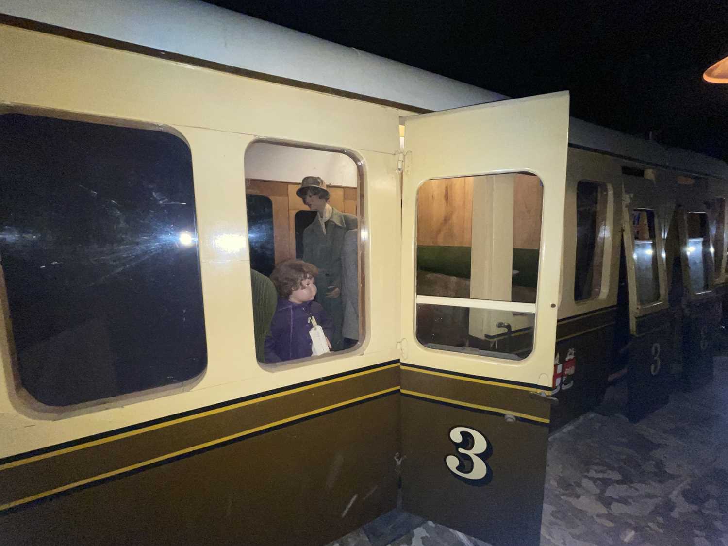 Lot 1376 - Pair of BR Train Carriage Doors & Mock-up Carriage.