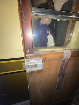 Lot 1376 - Pair of BR Train Carriage Doors & Mock-up Carriage.