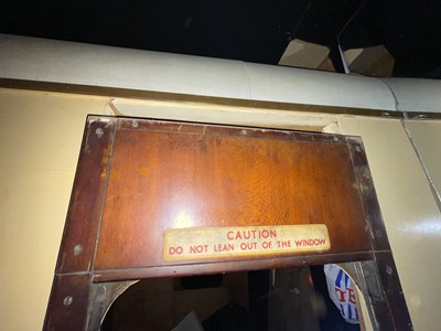Lot 1376 - Pair of BR Train Carriage Doors & Mock-up Carriage.