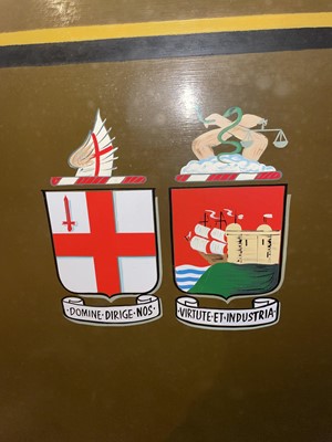Lot 1376 - Pair of BR Train Carriage Doors & Mock-up Carriage.