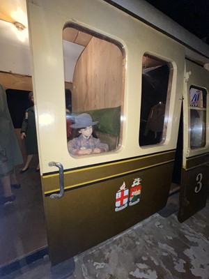 Lot 1376 - Pair of BR Train Carriage Doors & Mock-up Carriage.