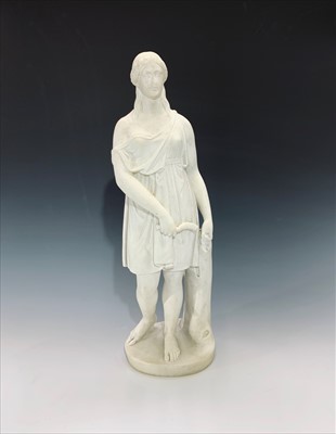 Lot 169 - A 19th century carved marble figure of a...