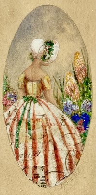 Lot 97 - A postage-stamp mixed media collage