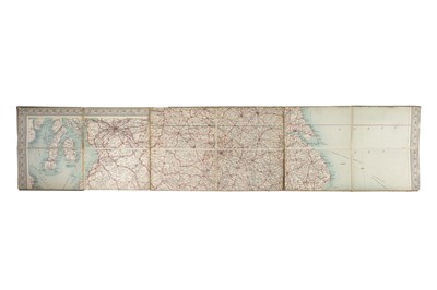Lot 459 - The Autocar folding map of England and Wales