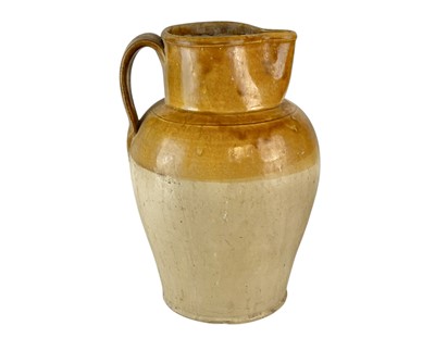 Lot 339 - A 19th century large stoneware jug.