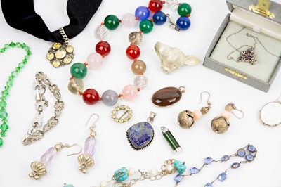 Lot 316 - A collection of costume jewellery.