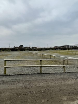 Lot 1559 - Half Round Treated Timber Fencing in Car Park