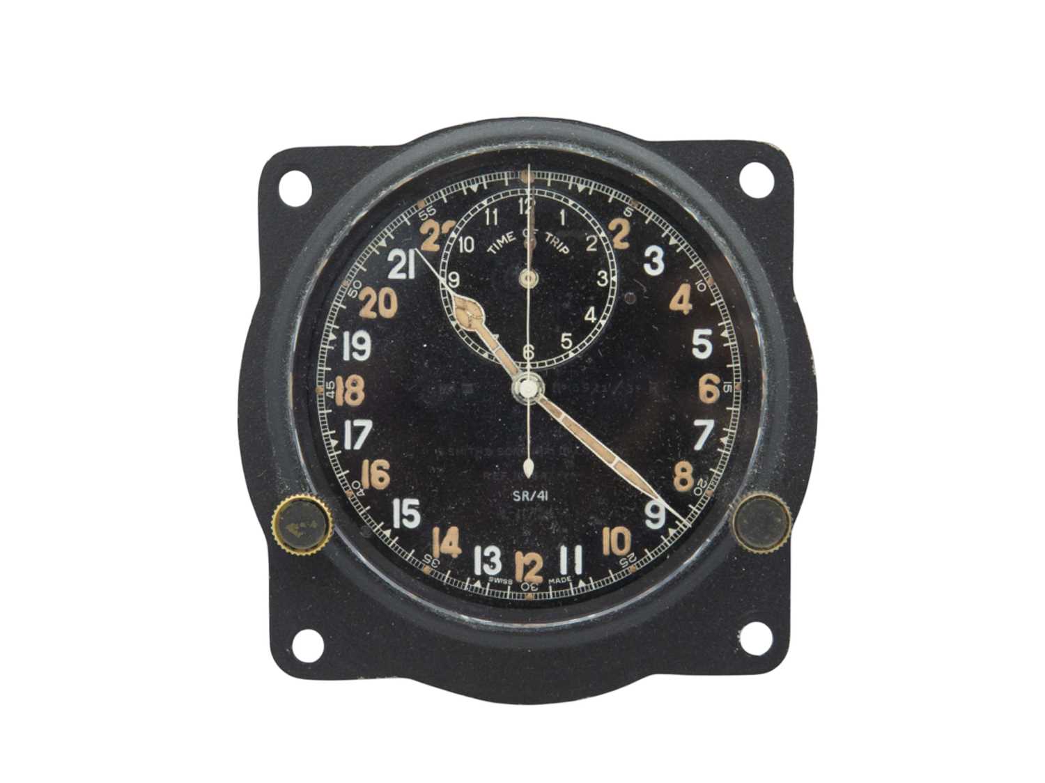 Lockheed Martin Clock Lot 1147 - A S. Smith & Sons MK III B WWII RAF