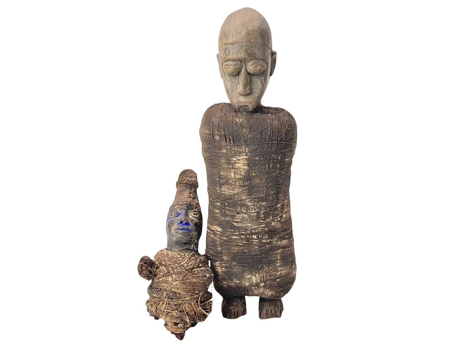 Lot 78 - Two tribal fetish figures.