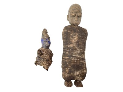 Lot 78 - Two tribal fetish figures.