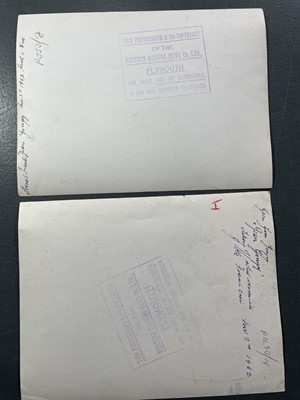 Lot 191 - The Frank Strike Collection of Cornish Shipwrecks- Archive