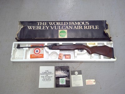 Lot 5 - A Vintage, Webley Vulcan Air Rifle. Believed...