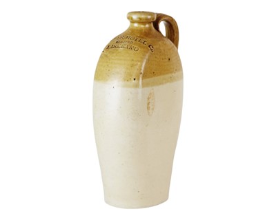 Lot 225 - Two stoneware flagons.