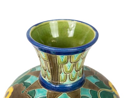 Lot 231 - An Art Nouveau Burmantofts pottery vase.