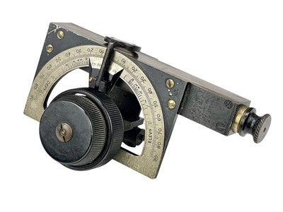 Lot 504 - A WWII military Abney type level clinometer.