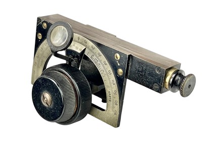 Lot 504 - A WWII military Abney type level clinometer.