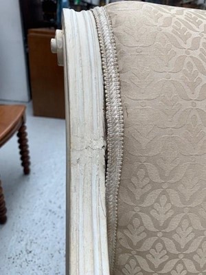 Lot 3489 - Georges Geffroy. A pair of cream painted...