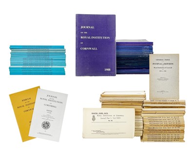 Lot 209 - Journals of the Royal Institution of Cornwall
