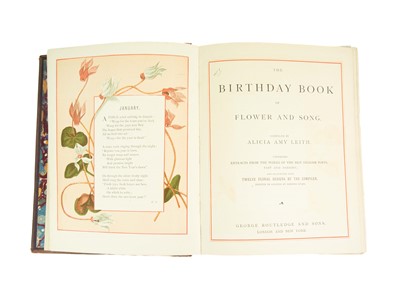 Lot 75 - An important Victorian 'Birthday Book'