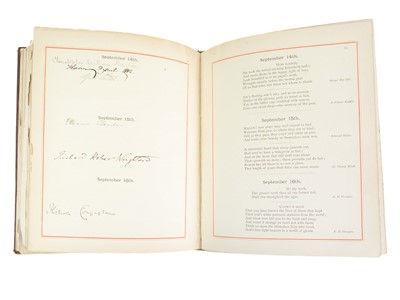 Lot 75 - An important Victorian 'Birthday Book'