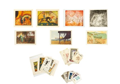Lot 55 - A portfolio of etchings and screenprints