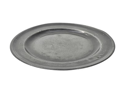 Lot 138 - Two rare Devon pewter plates, Totnes and Exeter.