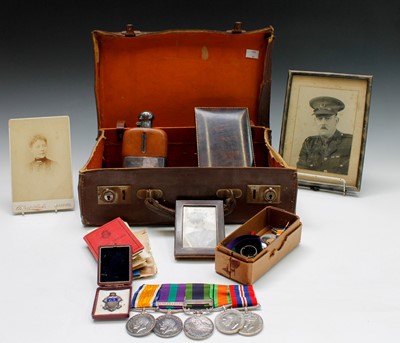 Lot 284 - MEDALS & SUPPORTING PHOTOGRAPHS A group of 5...