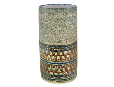 Lot 300 - A Troika pottery medium cylinder vase.