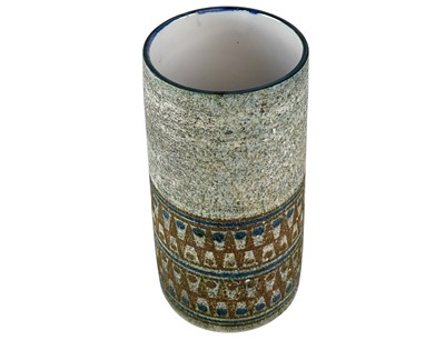Lot 300 - A Troika pottery medium cylinder vase.