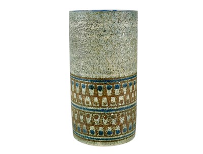 Lot 300 - A Troika pottery medium cylinder vase.