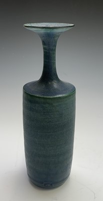 Lot 931 - A Mary Rich slender neck studio pottery vase...