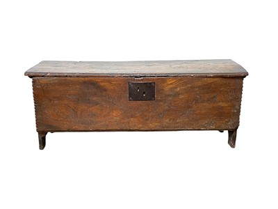 Lot 341 - An elm sword chest.