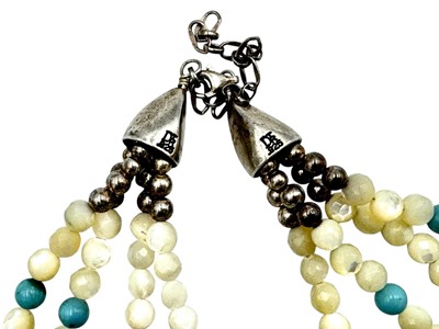 Lot 42 - A selection of costume jewellery.