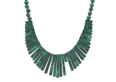 Lot 43 - A selection of four bead necklaces.