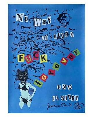 Lot 48 - (Signed) Jamie Reid / Sex Pistols Poster