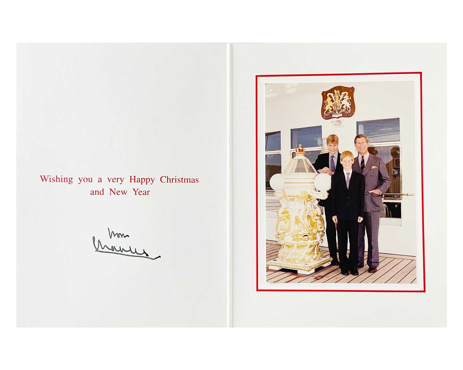 Lot 202 - King Charles III, as The Prince of Wales
