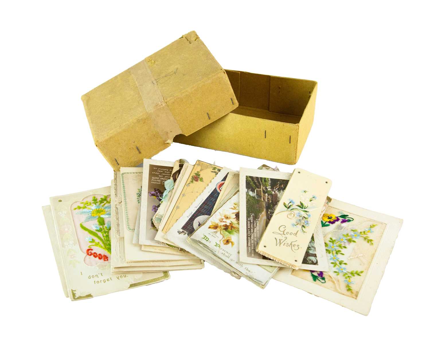 Lot 42 - A collection of Victorian greetings and Christmas cards.