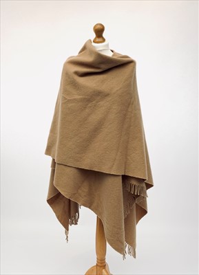 Lot 3069 - A Harvey Nichols 100% lambswool camel coloured...