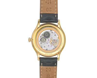 Lot 1011 - CHRISTOPHER WARD - A gold-plated gentleman's manual wind dress watch.