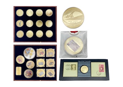 Lot 72 - A 'Day of the Concorde' 1976 numismatic and philatelic First Day Cover.