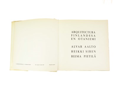 Lot 39 - (Architecture) Alvar Aalto, Heikki Siren and Reima Pietila