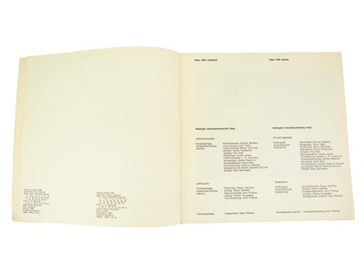 Lot 39 - (Architecture) Alvar Aalto, Heikki Siren and Reima Pietila