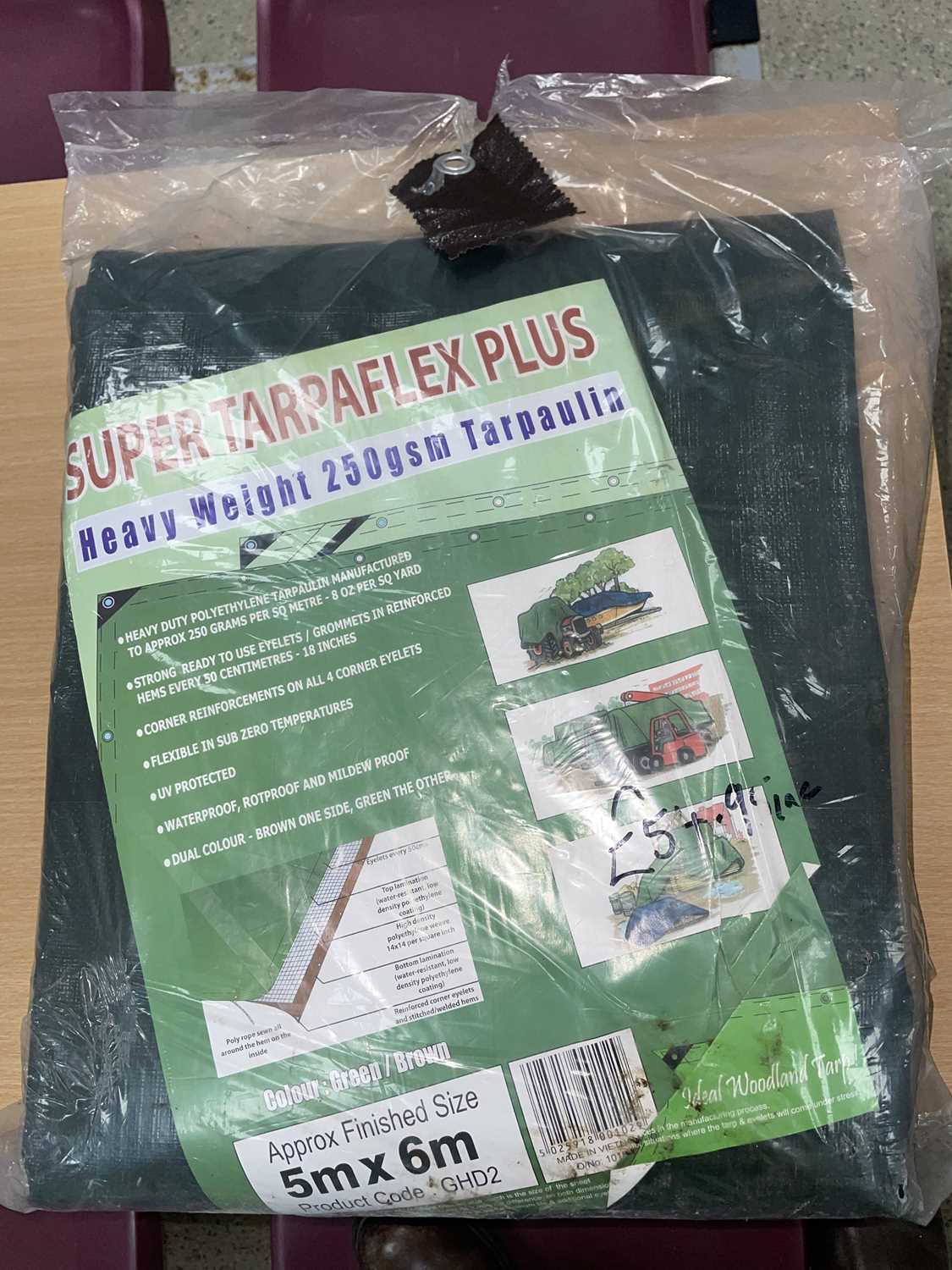 Lot 2100 - Tarpaulin.